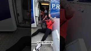 CAIU DO AVIÃO 😱😱😱