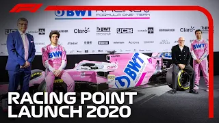 Racing Point Launch 2020 Livery with Perez and Stroll