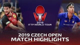 Dimitrij Ovtcharov vs Vladimir Samsonov | 2019 ITTF Czech Open Highlights (R16)