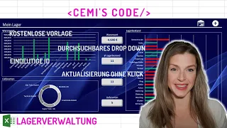 Excel LAGERVERWALTUNG - kostenlose Vorlage mit vielen Funktionen und Dashboard