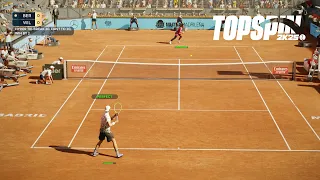 Top Spin 2K25 - Matteo Berrettini Vs Serena Williams - HYPER TIE BREAK - Madrid Masters (PS5)