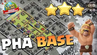 CÁCH ĐÁNH 3 SAO BOX BASE VÔ ĐỊCH THẾ GIỚI Clash of clans | Akari Gaming