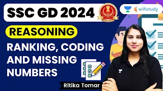 Ranking, Coding and Missing Numbers | Reasoning | SSC GD 2024 | Ritika