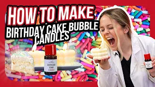 How to Make a Bubble Candle: Candle Making Tutorial