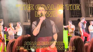 jonas brothers' speech at the hollywood bowl 2021