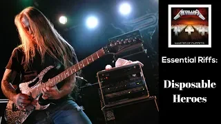 Essential Riffs - Disposable Heroes by Metallica - Steve Stine Guitar Lesson