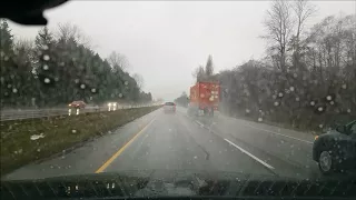 Ice. Car. Roof. Idiot.