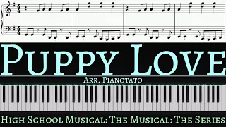 Cozi Zuehlsdorff - Puppy Love (Theme Song Version) (From Disney's "HSMTMTS") | Piano cover Pianotato