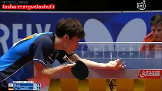 Jang Woojin vs Dimitrij Ovtcharov (WTTTC 2018)