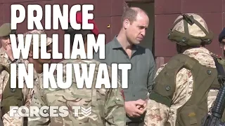 Prince William Visits British Troops Deployed In Kuwait | Forces TV