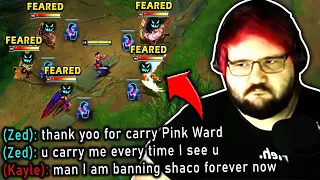 Pink Ward literally 1v5 Embarrassing Diamond Players is so fun to watch