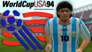 JUEGO EL MUNDIAL 1994 CON LA SELECCION ARGENTINA - PES MUNDIAL 1994 #pes6 #maradona #argentina