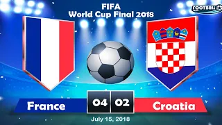 France vs Croatia 4 2 World Cup Final 2018