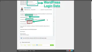 Step 2.1 Verifing order, email and previewing the newly created WordPress site