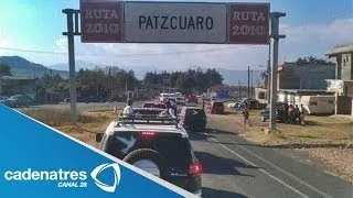 Autodefensas entran al municipio michoacano de Pátzcuaro; se acercan a Morelia