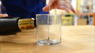 Hand Pouring Soy Candles | Candle Burning Time Lapse