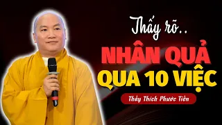 Thấy rõ Nhân Quả sờ sờ trước mắt qua 10 điều người xưa dạy.. | hích Phước Tiến Vấn Đáp