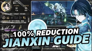 100% Damage Reduction!? | CN Utility/SubDPS Jianxin Guide + Rotation