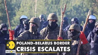 Poland-Belarus migrant crisis worsens; Police forces fire tear gas, migrants pelt stones| World News