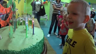 МОЙ 4-й ДЕНЬ РОЖДЕНИЯ в стиле динозавров / Kids Dinosaur`s Birthday party