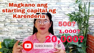 HOW MUCH STARTING CAPITAL OF KARENDERIA # KARENDERIA BUSINESS TIPS