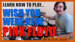 ★ Wish You Were Here (Pink Floyd) ★ Drum Lesson PREVIEW | How To Play Song (Nick Mason)