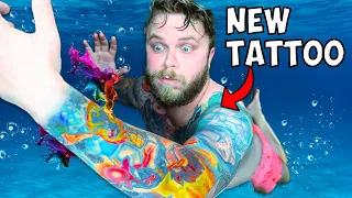No, You Cant Swim With A New Tattoo, Here's Why