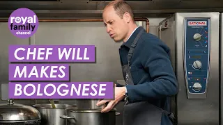 Prince William Helps Charity Make Tasty Bolognese Sauce