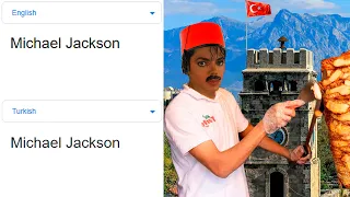 Michael Jackson in different languages meme