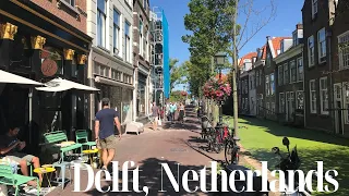 Exploring Delft's Market and Scenic Canal Streets | Netherlands | 2024 [4k]