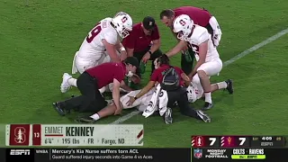 Stanford Kicker Suffers Non-Contact Injury vs Arizona State | 2021 College Football