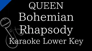 【Karaoke Instrumental】Bohemian Rhapsody / QUEEN【Lower Key】