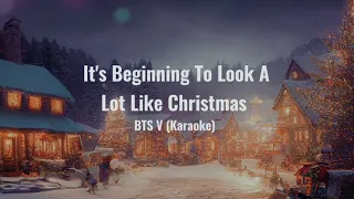 It's Beginning To Look A Lot Like Christmas by V of BTS songs lyrics 2023 (Karaoke)