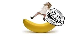 Slipped on a banana Funny FAIL / Поскользнулась на банане