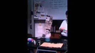 Chemistry class methane fire