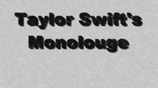 Taylor Swift - SNL - Monologue(Lalala) - LYRICS w/ download.