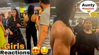 WHEN BODYBUILDER ENTER A MALL- Amazing Girls Reactions😍🤤 | Epic Reactions | Fitness Master Deepak