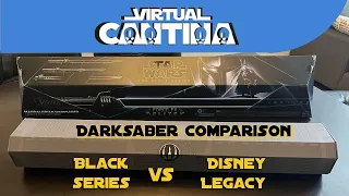 Darksaber comparison, Disney Legacy vs Black Series