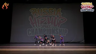 FUNKY MONKEY | FIRST PLACE JUNIOR CREW | RUSSIA HIP HOP DANCE CHAMPIONSHIP 2020