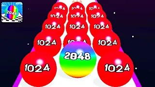 Ball Run 2048: Ball Games 3D ! All Levels Gameplay (420-423) android, ios
