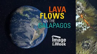 Image of the Week - Lava Flows on Galapagos