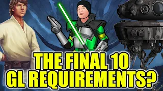 Predicting The Final 10 GL Requirements! SWGOH