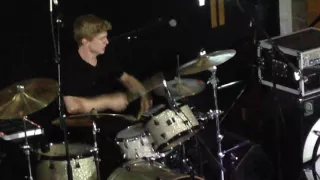 Matthew from Epic Season breaks a stick while drumming! Soulfest 2016