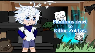 || Fandoms react to Killua Zoldyck || prt 2/6 || Hunter x Hunter ||