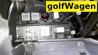 VW Golf 5 emergency starter relay bypass