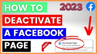 How To Deactivate A Facebook Page Temporarily? (NEW Method In 2023)