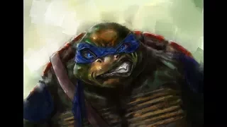 Leonardo TMNT - digital painting study (time lapse)