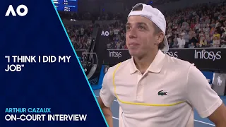 Arthur Cazaux On-Court Interview | Australian Open 2024 Second Round