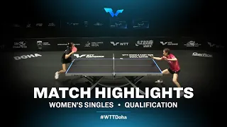 Kim Hayeong vs Shin Yubin | WTT Contender Doha 2021 | Women's Singles | QUAL Highlights