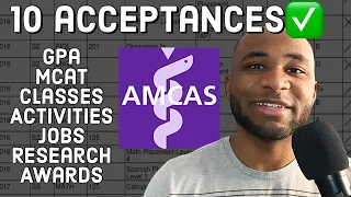 The AMCAS Application that Got Me 10 Medical School Acceptances | REVIEW MY AMCAS APPLICATION